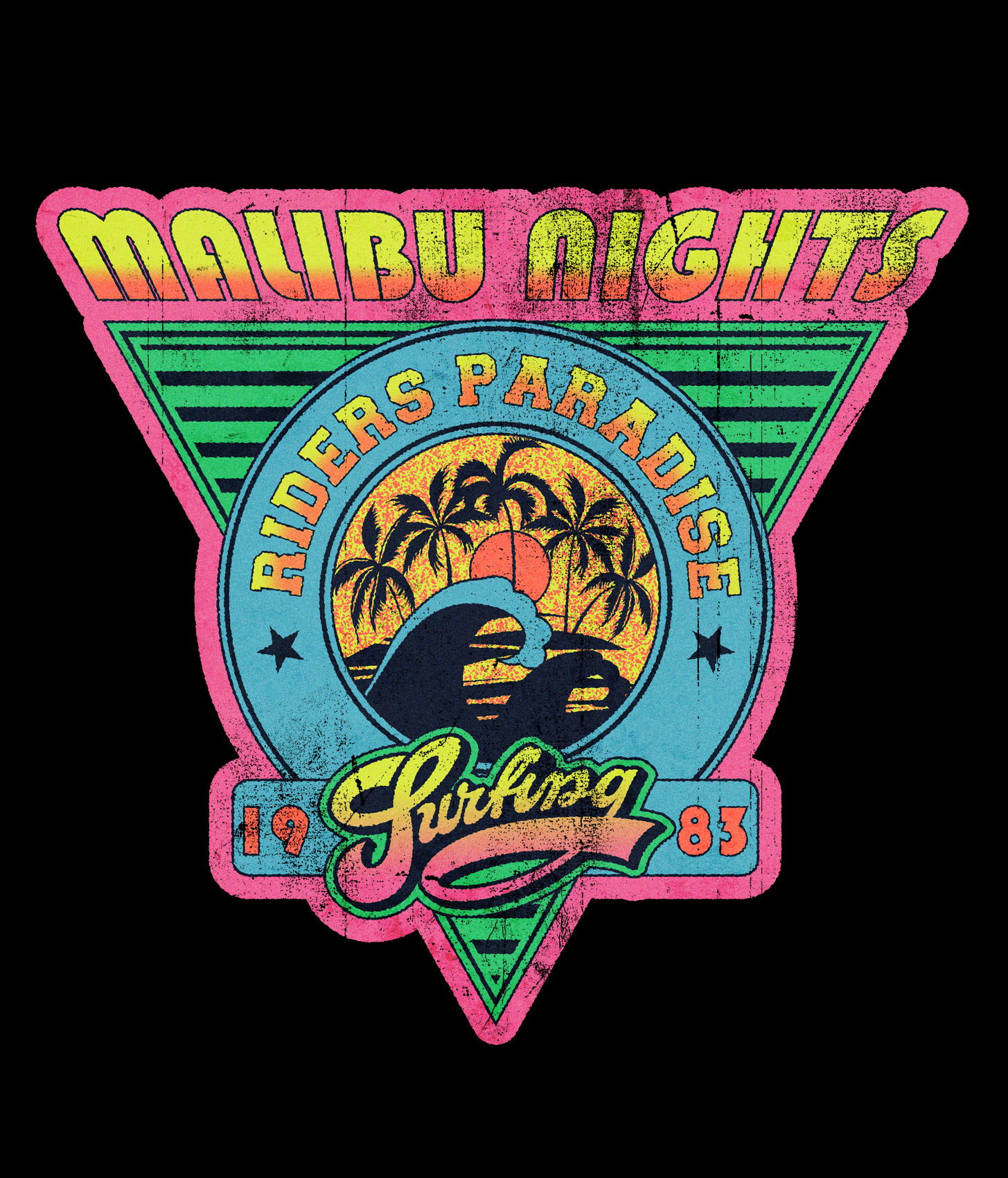 80s surf logos